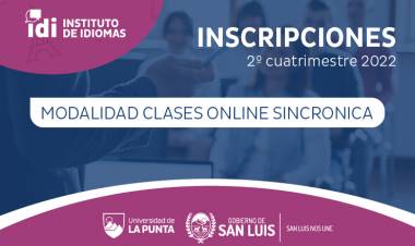 El Instituto de Idiomas de la ULP abre sus inscripciones