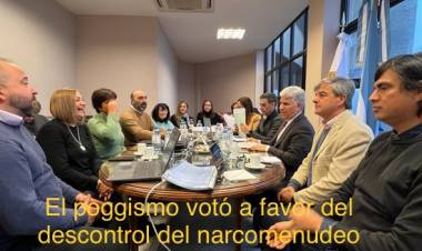 El poggismo a favor del narcomenudeo.Votó en contra de control provincial que según Rachid, es de hecho.Vergonzosa actitud 