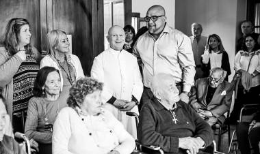 Frontera acompañó en los 100 años del Hogar Santa Teresita . Otro aporte de Gustavo Méndez a la sociedad de Villa Mercedes.