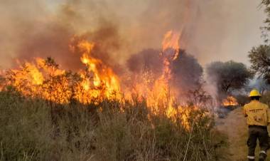 Época de mayor riesgo de incendios forestales en San Luis