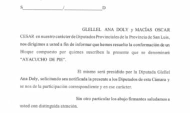 Se sigue quebrando el Bloque PJ de Diputados .Paco Macías y Ana Glellel armaron un bloque Departamental.El oficialismo Provincial , recuperaría la Cámara de Diputados .La situación política de Ayacucho 
