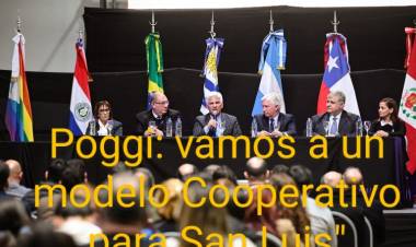 Poggi socialista.Cooperativas y expropiaciones como Circus  en la mira.Muy lejos de MILEI, que las quiere destruir El convenio con la UNVIME lo reafirma .El aumento del desempleo preocupa.