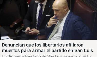 Acusan a Bartolo de poner los muertos para habilitar el partido de MILEI.Negri FELIZ