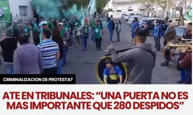 Gatica: una puerta no es más importante que 280 despidos.Un fiscal político y la criminalización que se pretende instalar para atenuar el desastre Hissa 