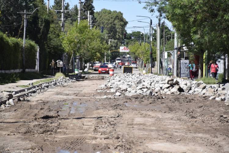 Av. Riobamba: la puesta en valor tiene un avance del 60%
