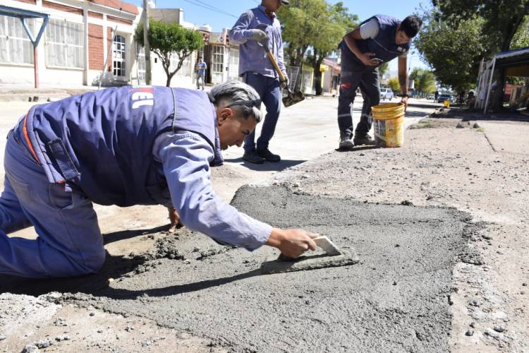 La Muni de Tamayo a full con 7 obras en simultáneo