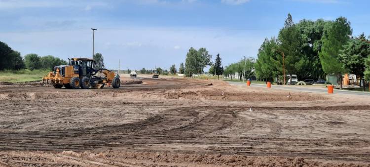 Progresa la obra de los accesos a Villa Mercedes 