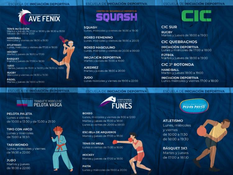 INICIACIÓN DEPORTIVA: gratis y para todas las edades