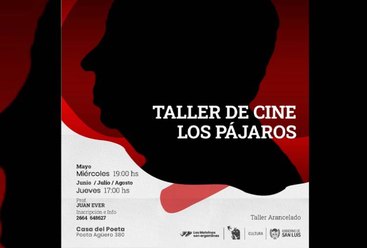 Dictarán el Taller de “Cine los Pájaros” 