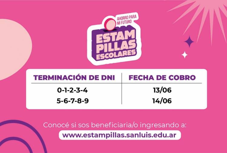 Comienza un nuevo canje de Estampillas Escolares  