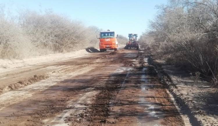 Vialidad provincial trabajó a full toda la semana