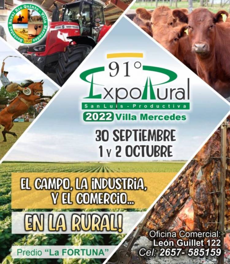 La 91° Expo Rural Río Quinto ya tiene fecha