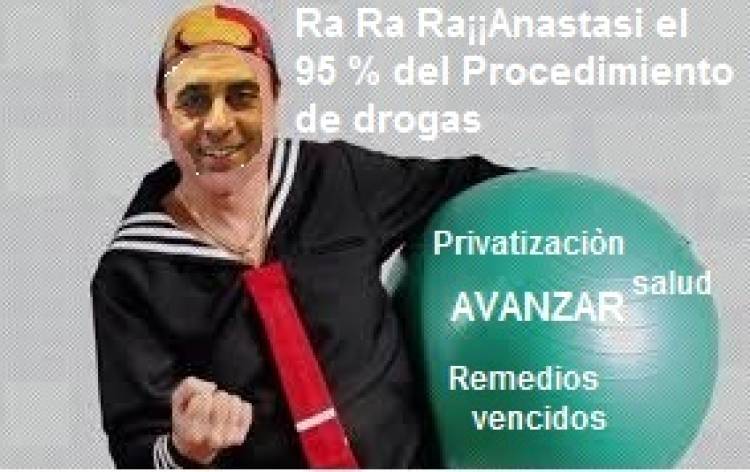 Porque al corrupto de Hissa, le molesta tanto Anastasi??Quien es Hissa?Su saqueo cuando fue funcionario de Poggi.Le molesta que el 95 ? los procedimientos de droga lo haya hecho la Provincia