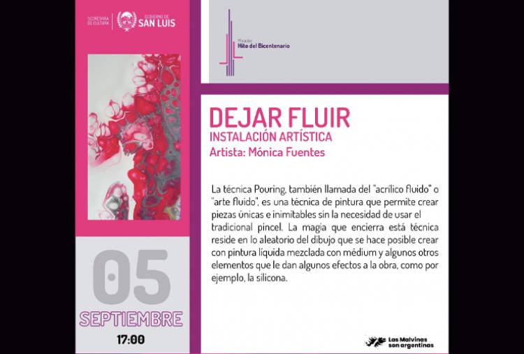 “Dejar Fluir”, una forma de expresarse