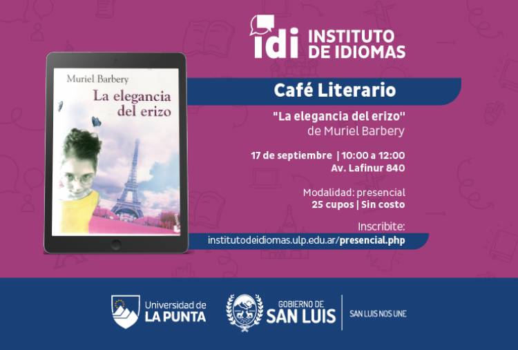 Este sábado, el primer Café Literario presencial del año