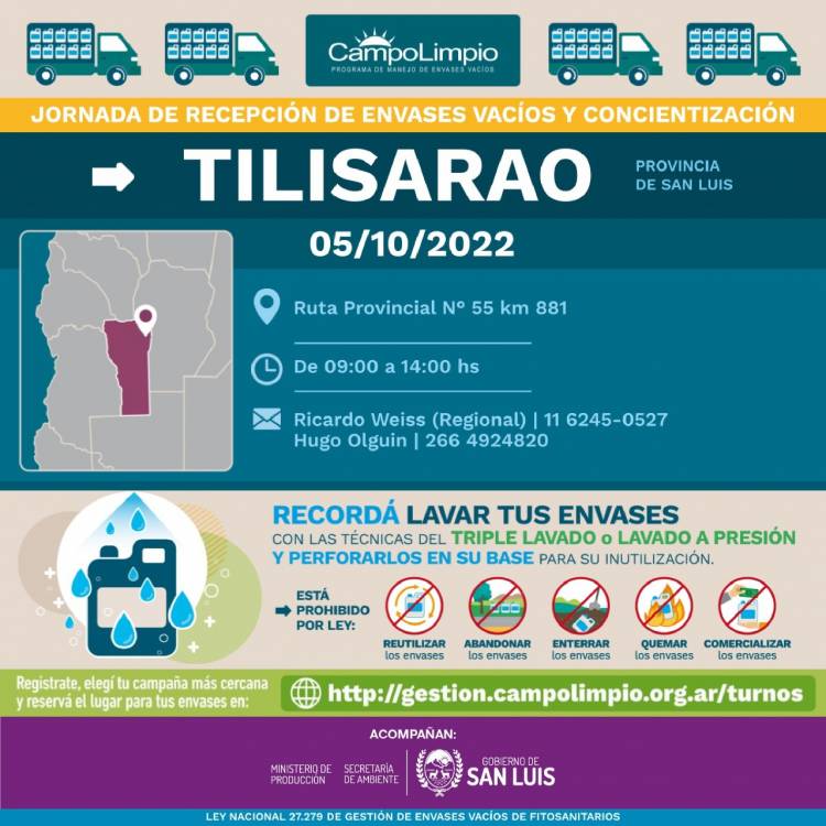 TILISARAO: campaña de concientización sobre envases