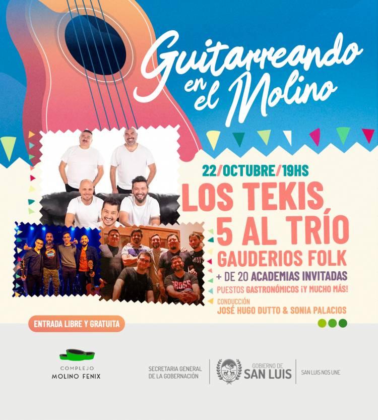 Llega una nueva edición de “Guitarreando en el Molino”