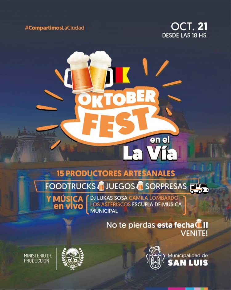 El Oktoberfest llega este viernes al “José La Vía”