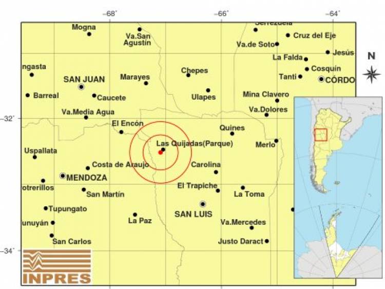 LAS QUIJADAS: movimiento sísmico en las sierras