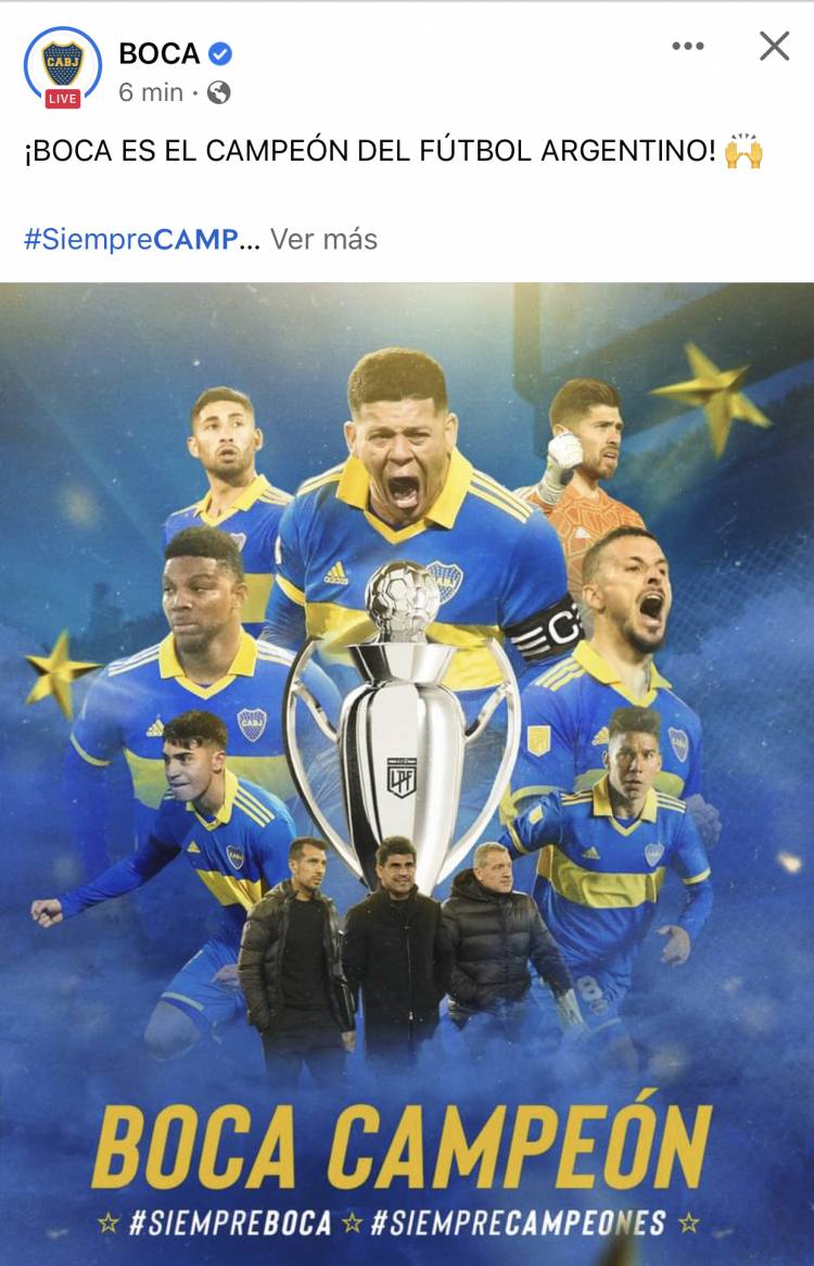 Boca Campeón en una definición para el  infarto
