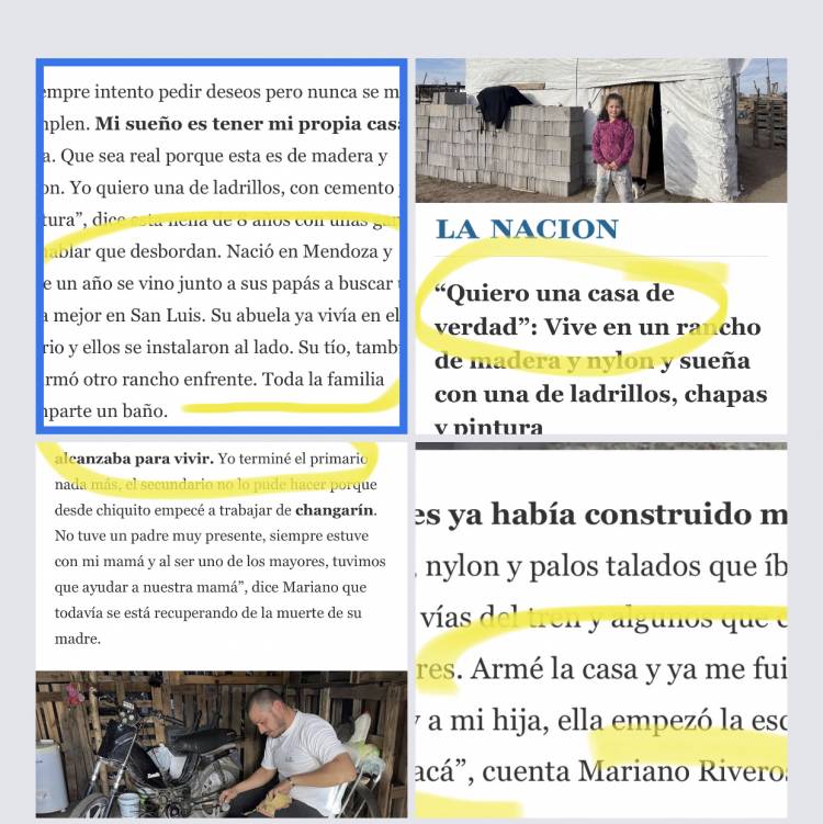 Opereta al revés “La Nación quiso retratar con una nena la miseria en San Luis y resultó que es derivada de Mendoza “Hay un 35 ? mendocinos que viven en San Luis y se realizaron en esta Provincia 