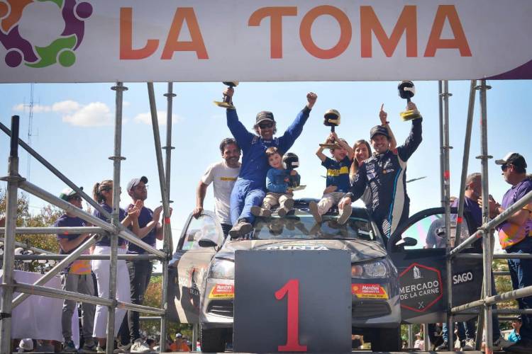 RALLY PUNTANO: Baldoni ganó en La Toma