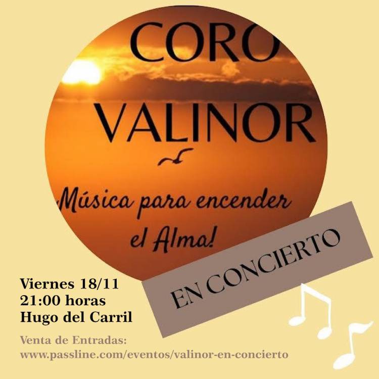 El coro “Valinor” actuará este viernes
