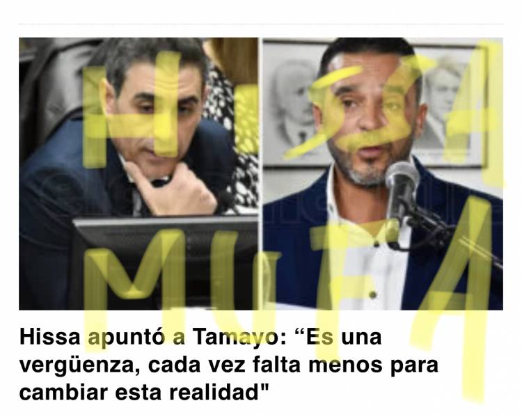 Hissa mufa:tiene tanta mala suerte que cuando critica porque no llueve , llueve 