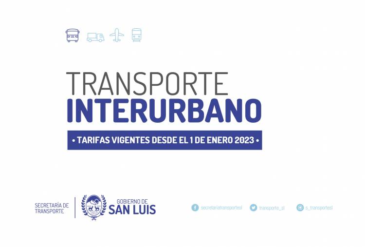 Interurbano: los nuevos valores del boleto