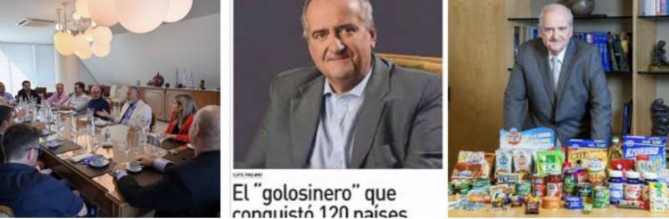 El empresario más importante de Argentina Luis Pagani de Arcor con el Gobernador.Multimillonaria inversión  industrial. La no casualidad 