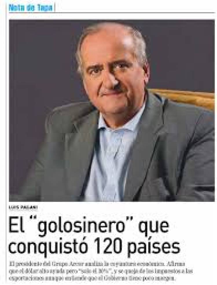 El empresario más importante de Argentina Luis Pagani de Arcor con el Gobernador.Multimillonaria inversión  industrial. La no casualidad 