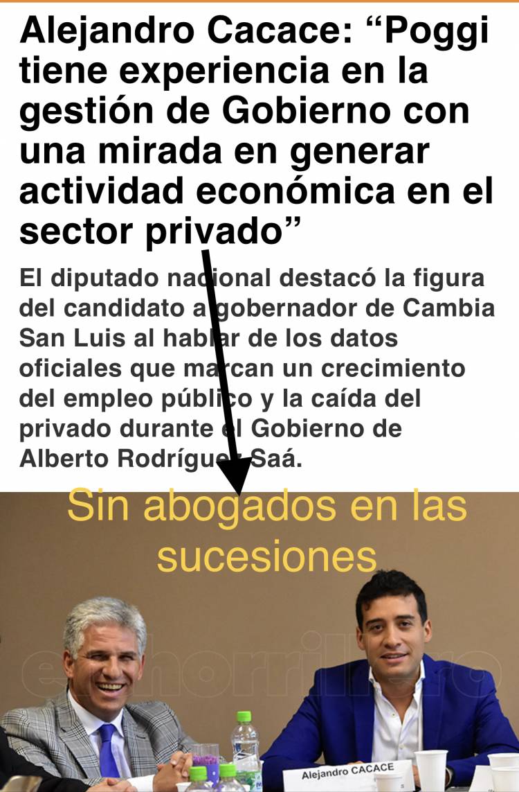 Los abogados contra el poggismo que firmó sacarle los sucesorios  por Ley de manera administrativa 