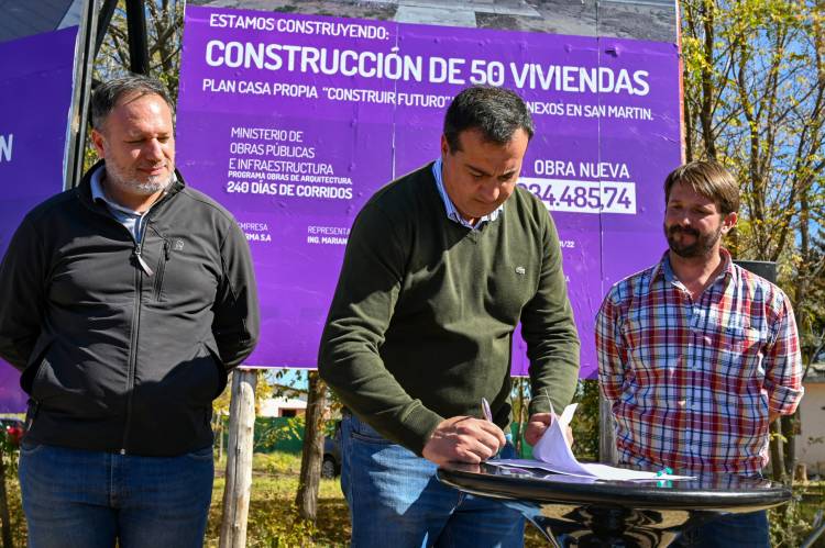 SAN MARTÍN: 50 familias tendrán sus hogares