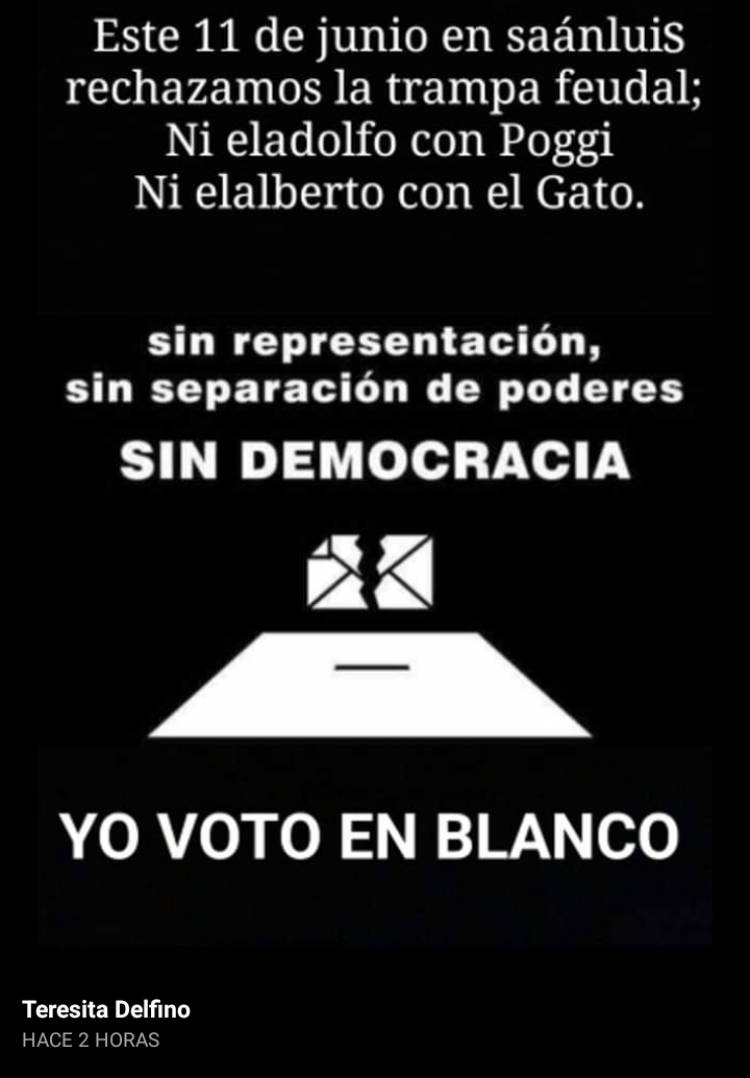 Dirigentes opositores llaman a votar en blanco , porque lo de la oposición es una trampa que favorece al oficialismo 