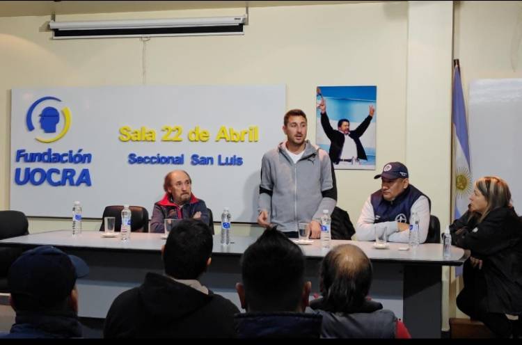 Juanpi Funes sumó a la UOCRA y fortalece posición hacia la Intendencia 