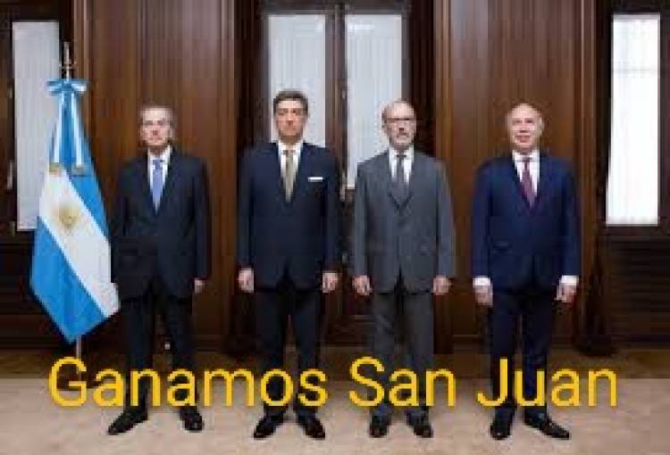 Primer triunfo de la Corte Suprema en San Juan . Increíble situación de fallos intromisivos a medida .