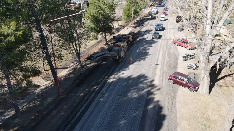 Comenzó la repavimentación de la Ruta Provincial Nº18