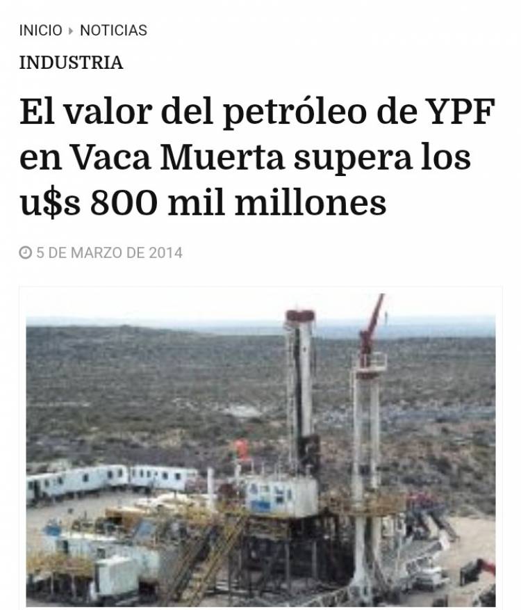 La que vale Vaca Muerta frente a un juicio ridículo .La alegría opositora de la nada 