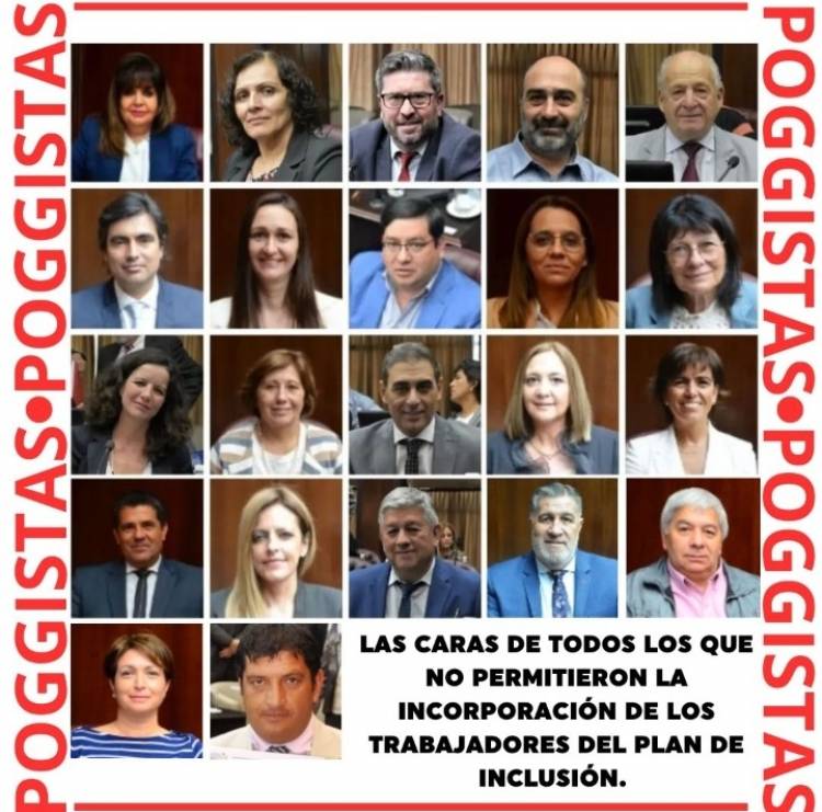 El poggismo y su desprecio por la gente.Votaron en contra de lo que prometieron en campaña 