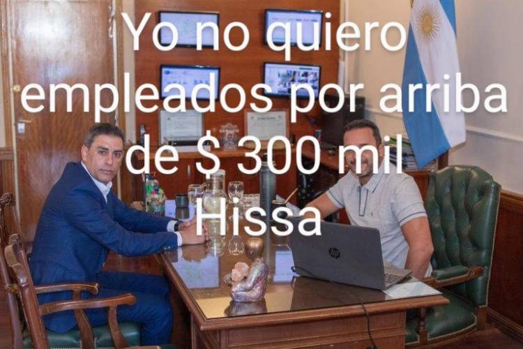 Tamayo se opuso a que Hissa pague menos de $ 300 mil y se rompió la transición.