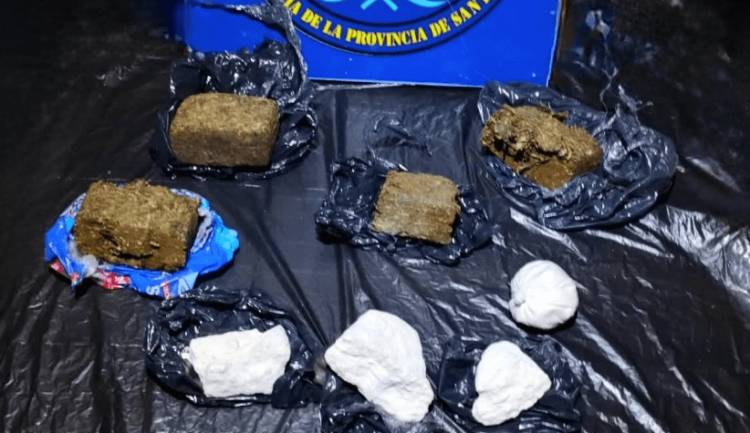 DROGA VALUADA EN 4 MILLONES DE PESOS, UN DETENIDO