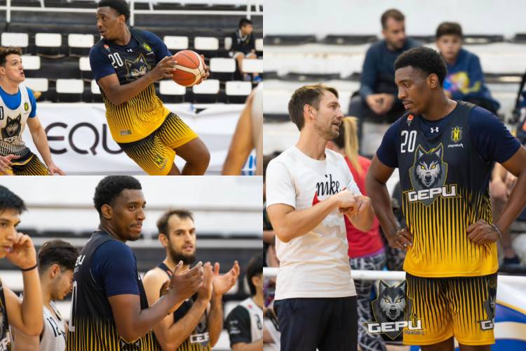 LIGA ARGENTINA: Jibril Harris ya entrenó con GEPU