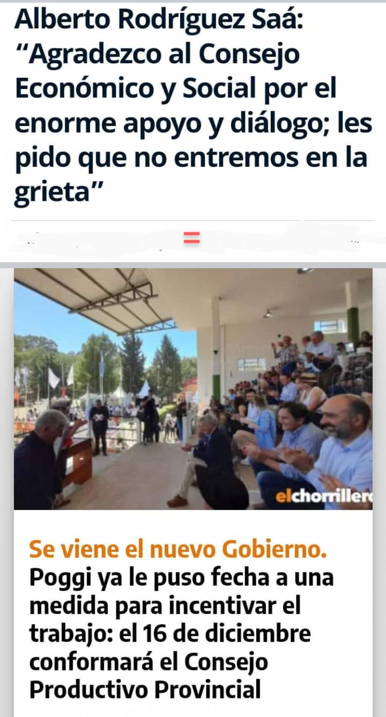 Poggi plagia a Alberto y creará un Consejo Económico y Social en su gestión.Nada nuevo , dijo Pepe Martínez.Plagio político que le da la razón al formato Albertista.