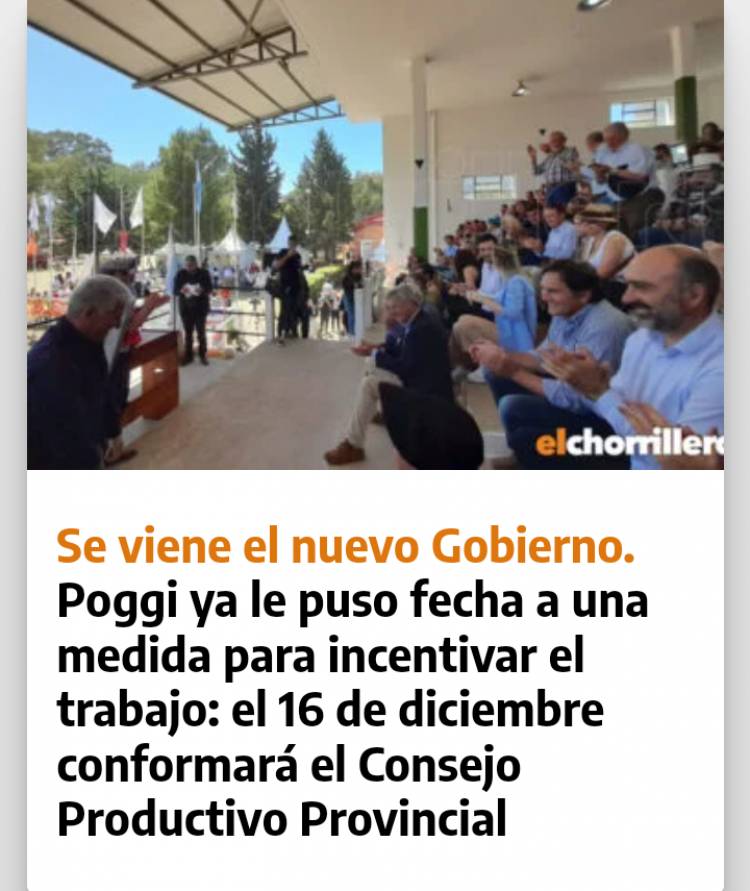 Poggi plagia a Alberto y creará un Consejo Económico y Social en su gestión.Nada nuevo , dijo Pepe Martínez.Plagio político que le da la razón al formato Albertista.