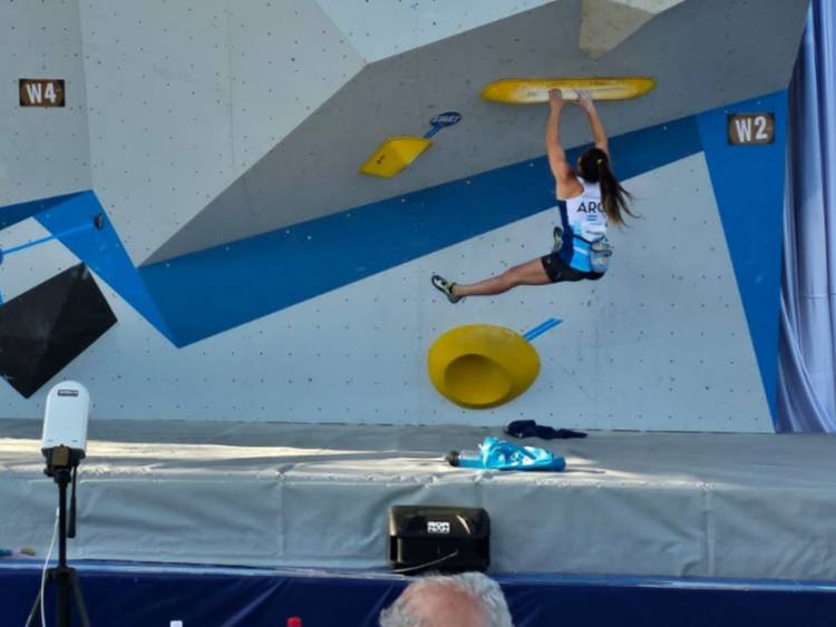 PANAMERICANOS: Valentina Aguado fue 6ª en escalada
