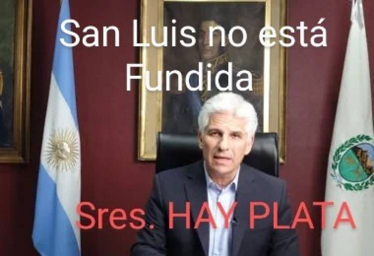 POGGI anunció que HAY PLATA.No está fundida la Provincia.Dura derrota política del Gobierno, innecesaria.