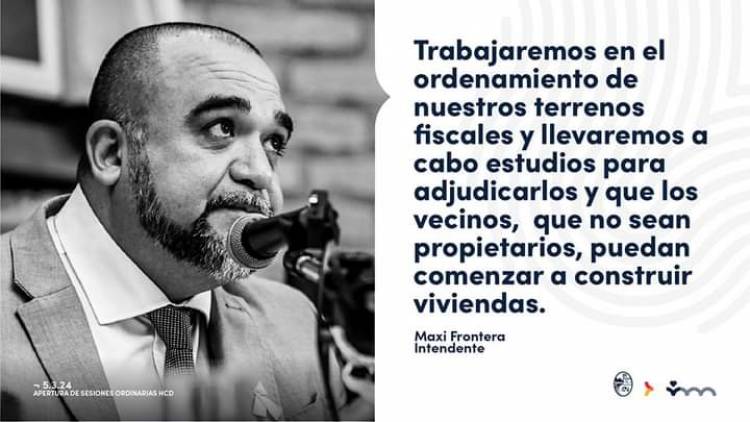 Maxi"las tierras fiscales serán adjudicadas a personas que no sean propietarios"