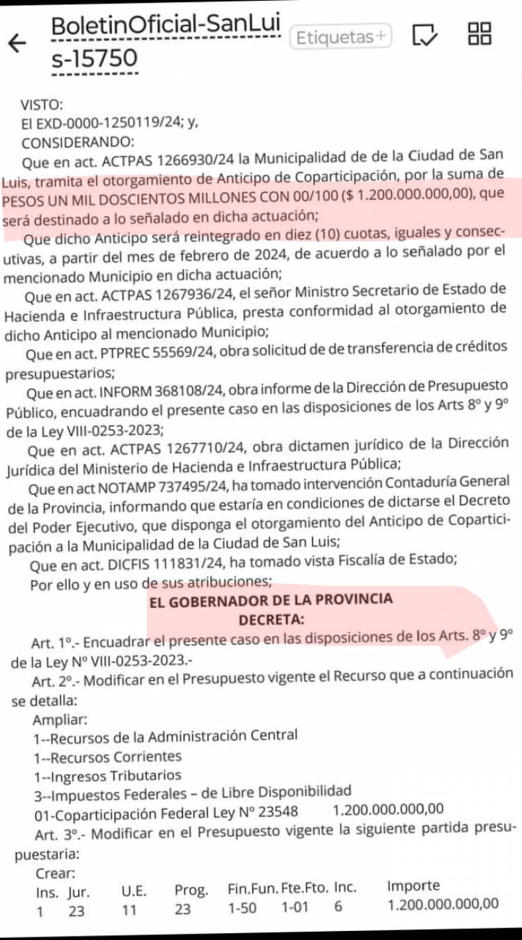 Poggi le adelantó a Hissa 1200 millones . Los gremios pretenden que se apliquen a aumentos de haberes 