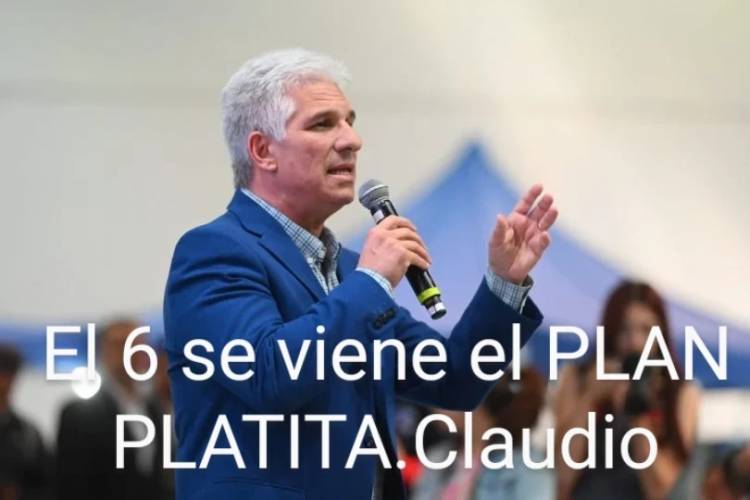Poggi anuncia un Plan Platita para el 6 de abril.Como la  escupida y la descalificación, se vuelve en contra  y les cae en la propia cara.