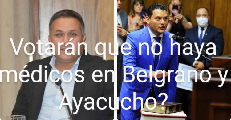 A los Senadores de Poggi les dió vergüenza destruir la Carrera Sanitaria .La estupidez de los García de avalar que no haya más médicos en sus Departamentos.